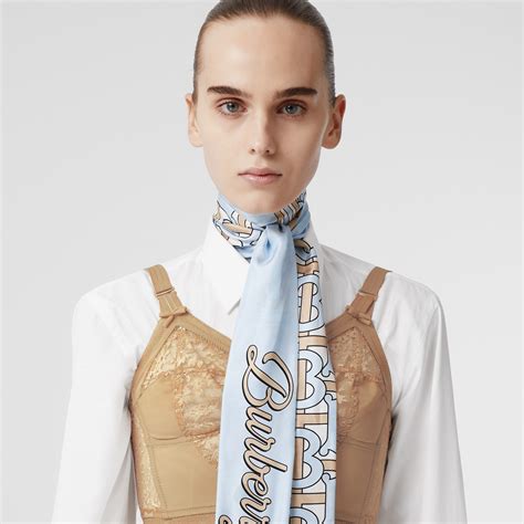 burberry silk scarf blue|burberry silk scarf online.